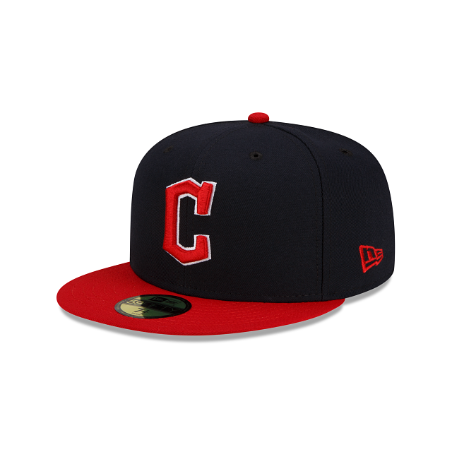 Cleveland Guardians New Era 2 Tone Home On Field 59FIFTY Fitted Hat Official Team Hat Sports Fan Cap Official MLB Team Hat Baseball Fan Cap