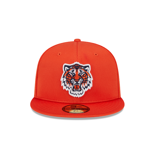 Detroit Tigers New Era Orange 2025 Spring Training 59FIFTY Fitted Hat Official Team Hat Sports Fan Cap Official MLB Team Hat Baseball Fan Cap