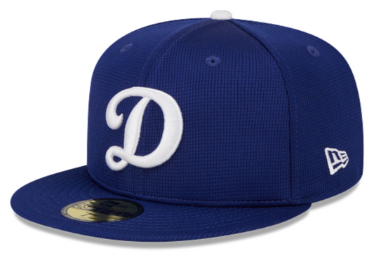Los Angeles Dodgers New Era Royal 2025 Spring Training 59FIFTY Fitted Hat Official Team Hat Sports Fan Cap Official MLB Team Hat Baseball Fan Cap