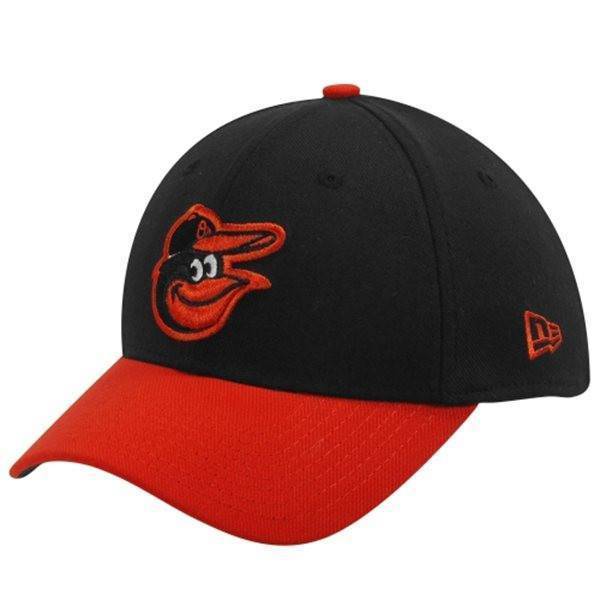 New Era Baltimore Orioles Black Orange Team Classic Road 39THIRTY Flex Cap Official Team Hat Sports Fan Cap Official MLB Team Hat Baseball Fan Cap