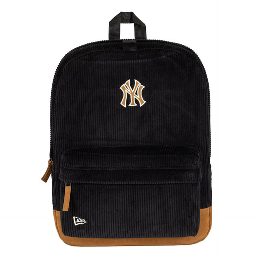 New York Yankees MLB Cord Stadium Backpack Black Official Sports Fan Gear Popular MLB Style Fan Collection