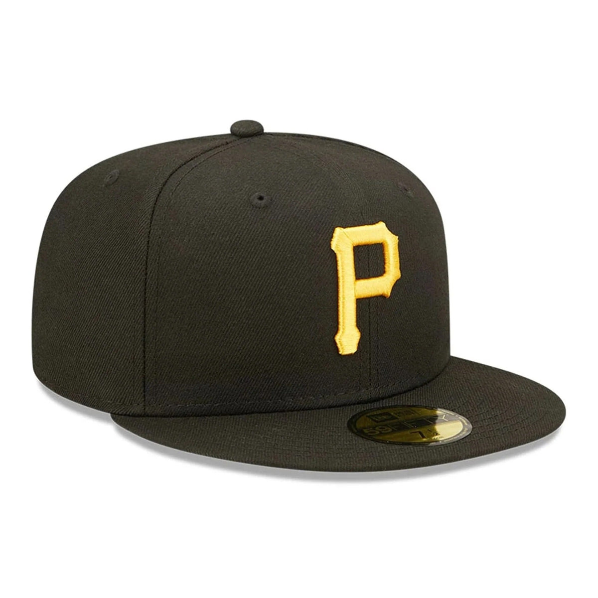 Pittsburgh Pirates MLB AC Perf 59FIFTY Fitted New Era Black Yellow Official Team Hat Sports Fan Cap Official MLB Team Hat Baseball Fan Cap