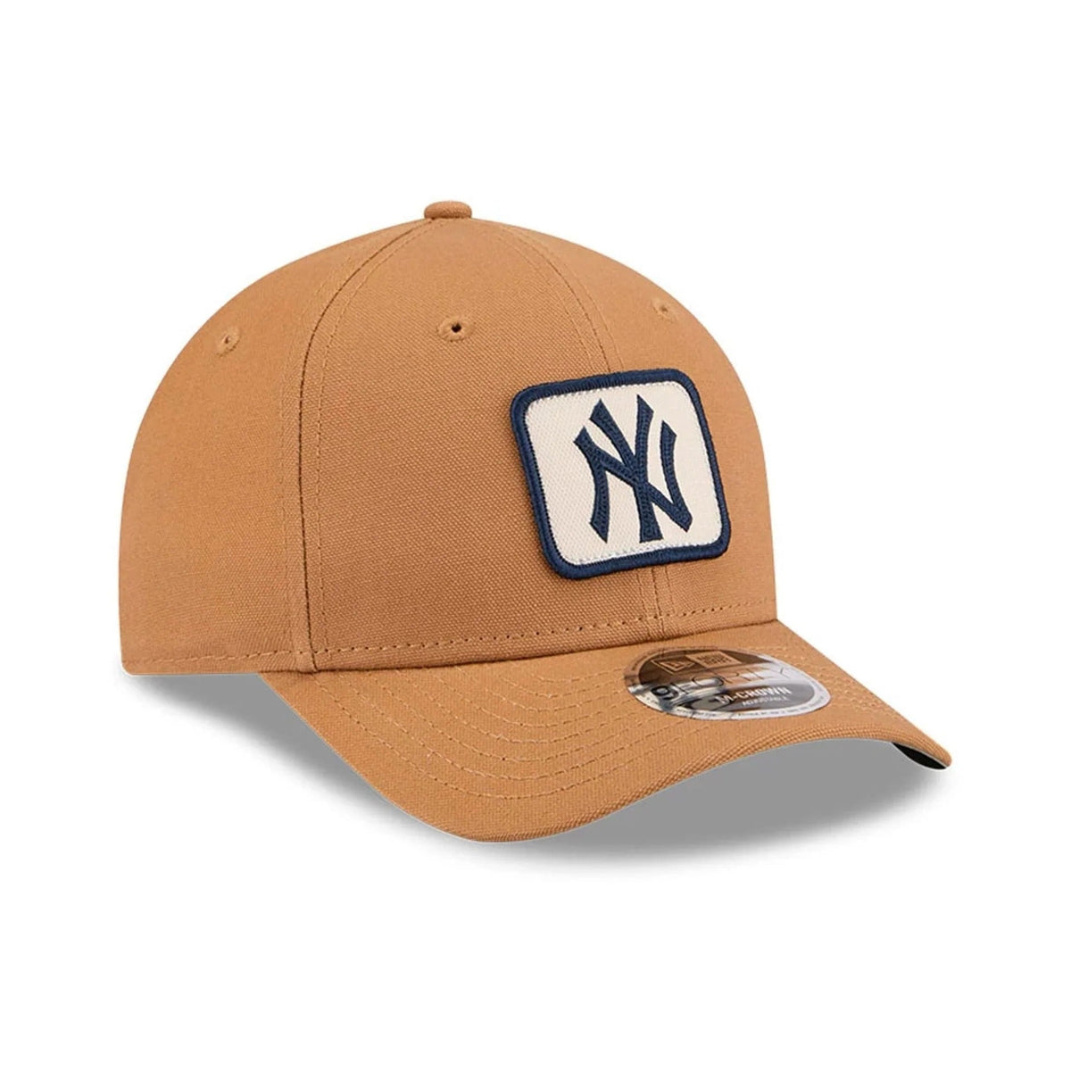 New York Yankees MLB Team Choice 9FORTY M-Crown Strapback New Era Brown Official Team Hat Sports Fan Cap Official MLB Team Hat Baseball Fan Cap