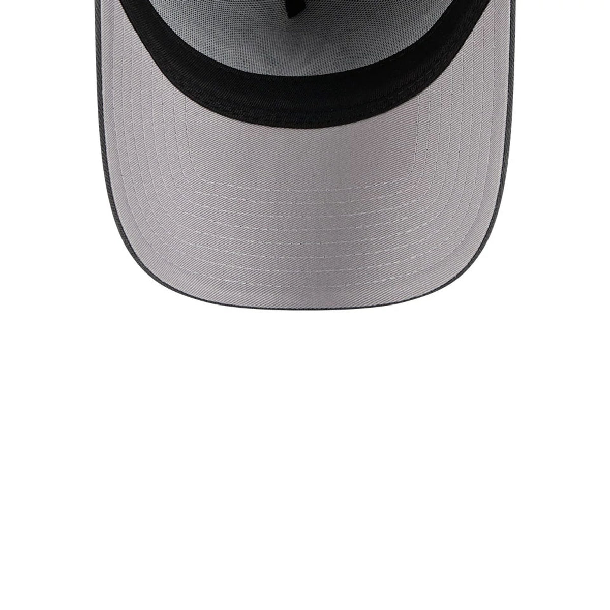 New York Yankees MLB Script A-Frame Snapback New Era Grey Official Sports Fan Gear Popular MLB Style Fan Collection