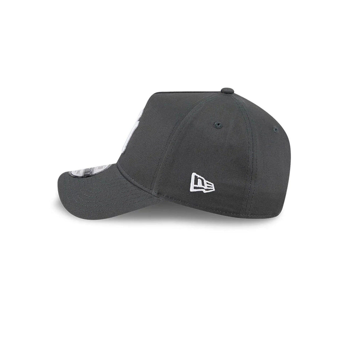 New York Yankees MLB Script A-Frame Snapback New Era Grey Official Sports Fan Gear Popular MLB Style Fan Collection