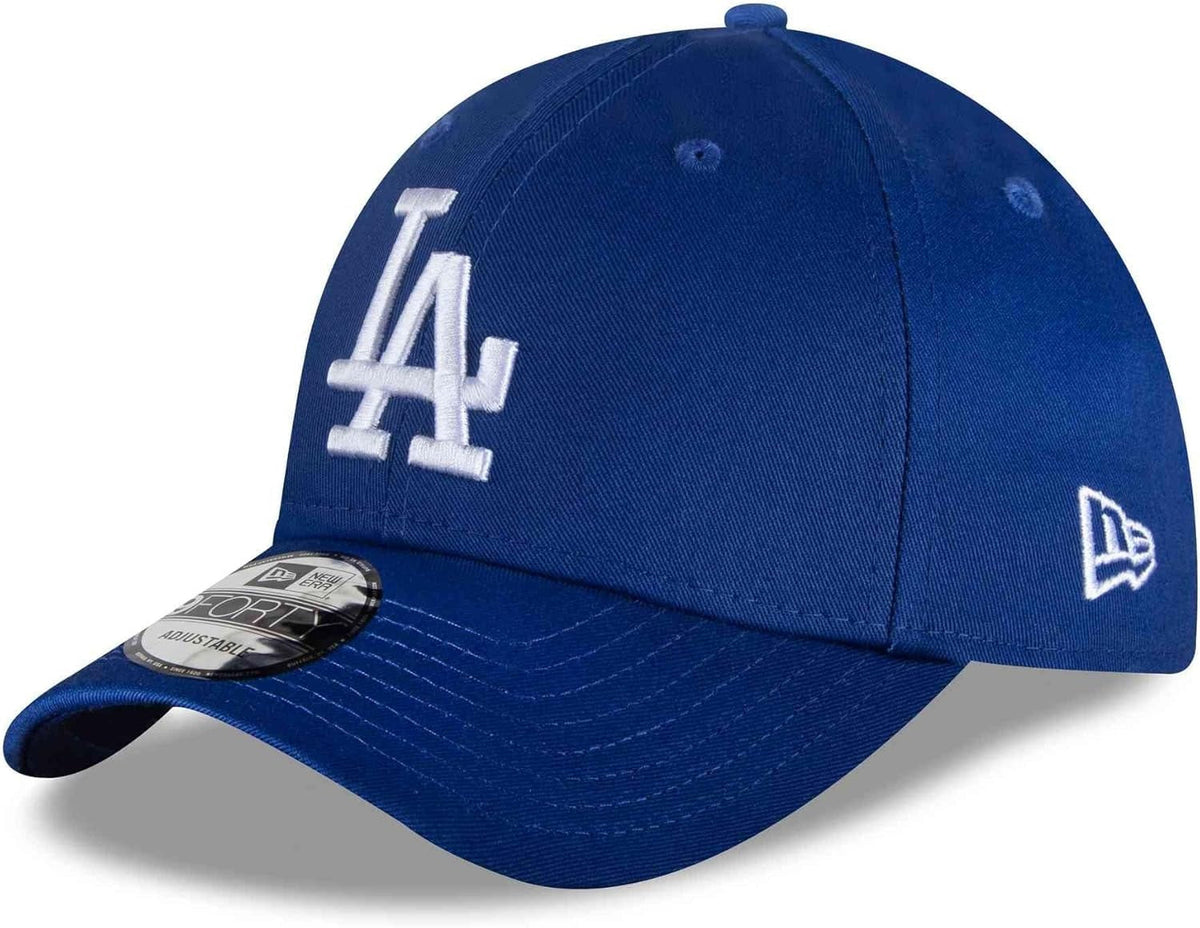 Los Angeles Dodgers MLB League Essential 9FORTY Strapback New Era Blue Official Team Hat Sports Fan Cap Official MLB Team Hat Baseball Fan Cap