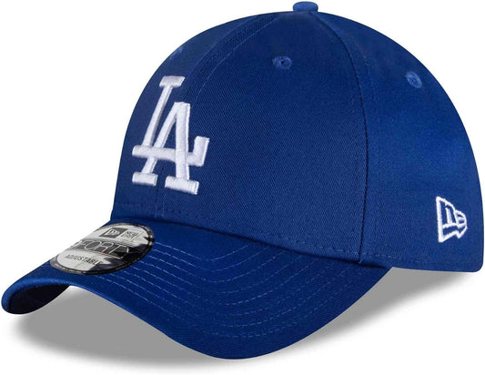 Los Angeles Dodgers MLB League Essential 9FORTY Strapback New Era Blue Official Team Hat Sports Fan Cap Official MLB Team Hat Baseball Fan Cap