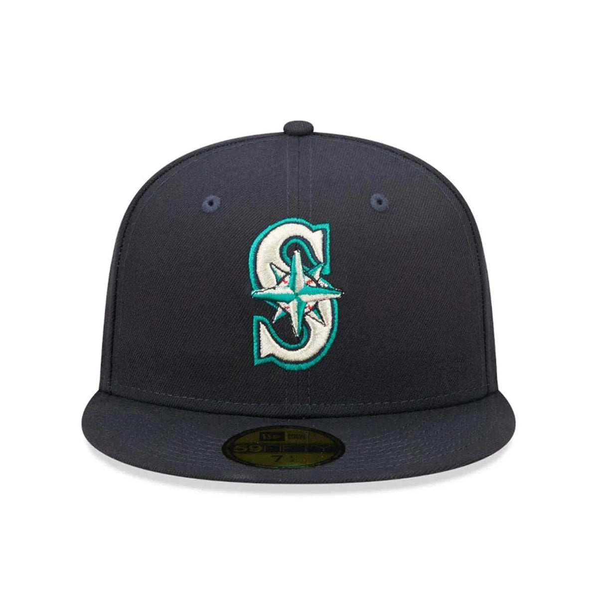 Seattle Mariners MLB AC Perf 59Fifty Fitted New Era Navy Blue Official Team Hat Sports Fan Cap Official MLB Team Hat Baseball Fan Cap