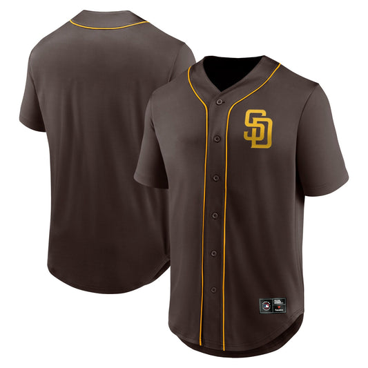 San Diego Padres MLB Core Foundation Jersey Fanatics Official Team Jersey Sports Fan Apparel Official MLB Team Apparel Baseball Fan Gear
