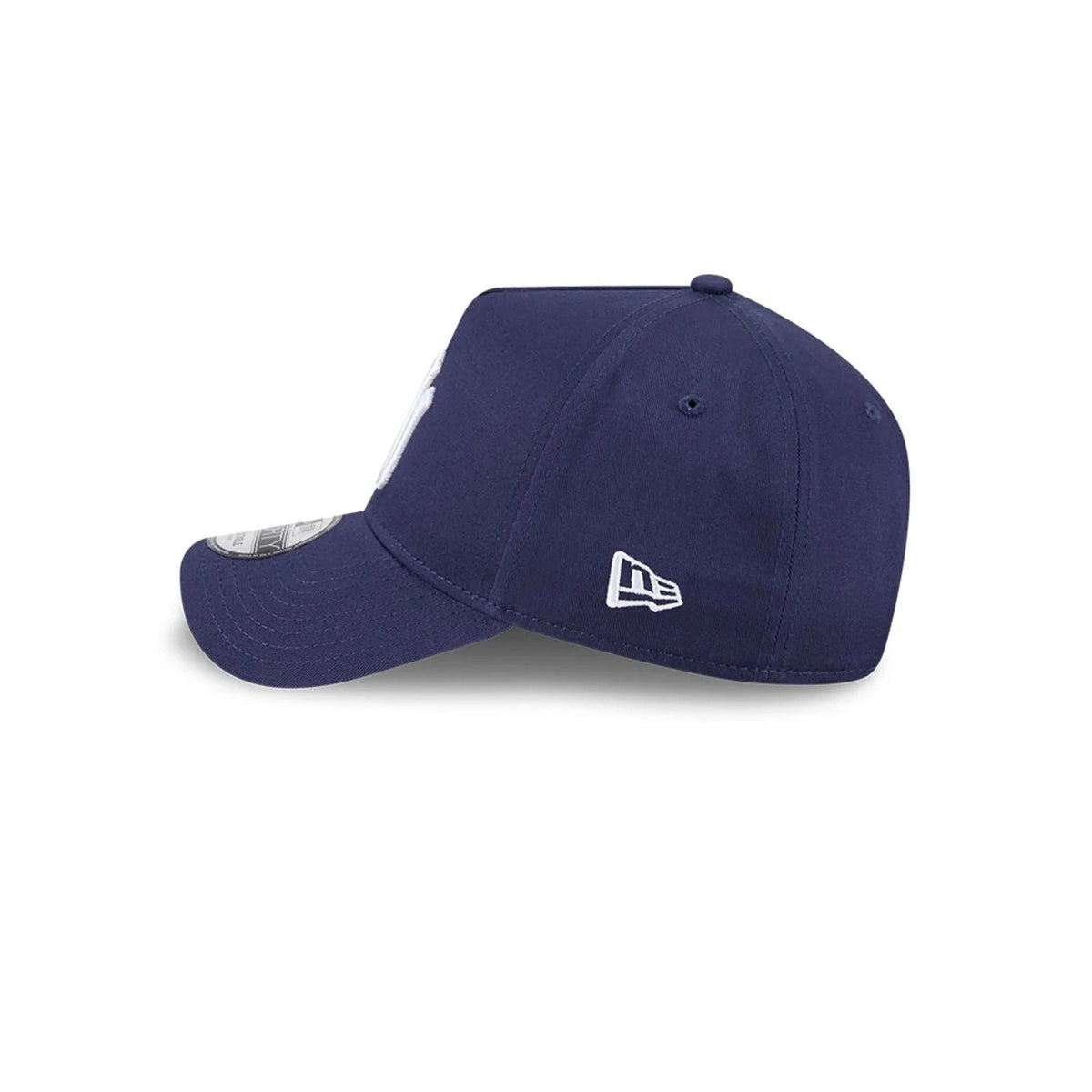 New York Yankees MLB Script A-Frame Snapback New Era Navy Official Sports Fan Gear Popular MLB Style Fan Collection