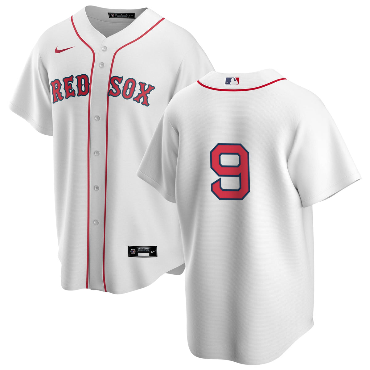 Men s Nike Boston Red Sox Ted Williams 9 Home Official Replica Player Jersey Official Team Jersey Sports Fan Apparel Official MLB Team Apparel Basebal