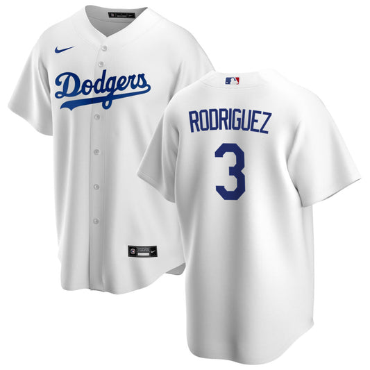Men s Benny The Jet Rodriguez Los Angeles Dodgers Nike White Home Replica Team Jersey Official Team Jersey Sports Fan Apparel Official MLB Team Appare