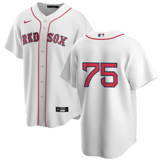 Men s Nike Boston Red Sox Carlos Narvaez 75 Home Official Replica Player Jersey Official Team Jersey Sports Fan Apparel Official MLB Team Apparel Base