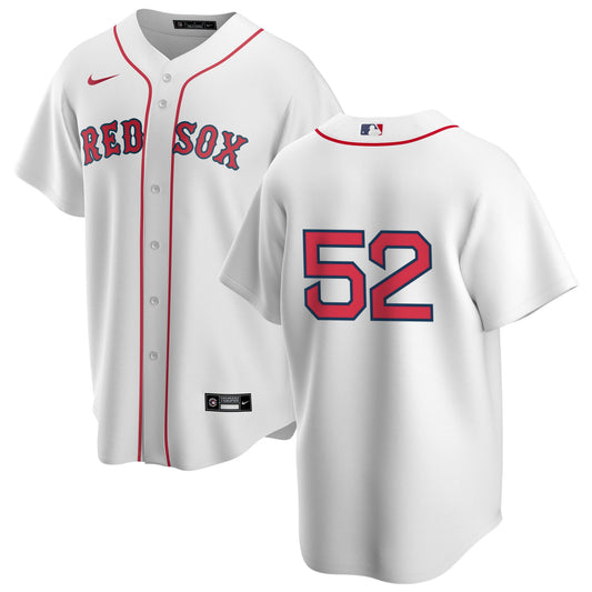Men s Nike Boston Red Sox Wilyer Abreu 52 Home Official Replica Player Jersey Official Team Jersey Sports Fan Apparel Official MLB Team Apparel Baseba