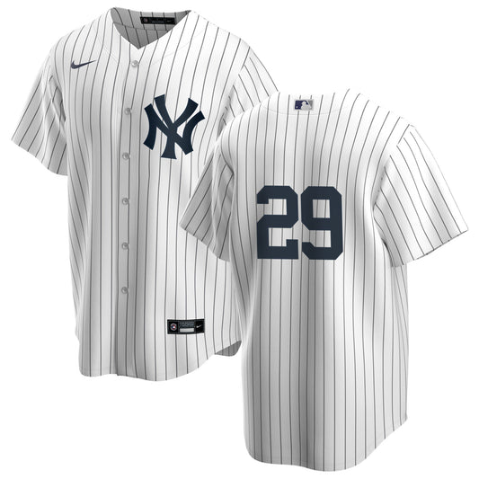 Men s Nike Catfish Hunter 29 White New York Yankees Home Official Replica Player Jersey Official Team Jersey Sports Fan Apparel Official MLB Team Appa