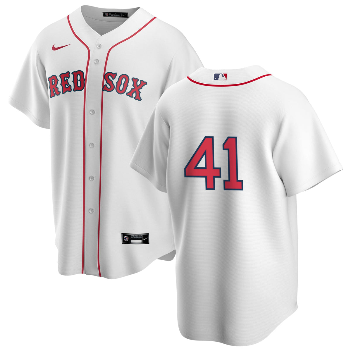 Men s Nike Boston Red Sox John Lackey 41 Home Official Replica Player Jersey Official Team Jersey Sports Fan Apparel Official MLB Team Apparel Basebal