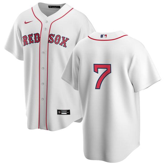 Men s Nike Boston Red Sox Trot Nixon 7 Home Official Replica Player Jersey Official Team Jersey Sports Fan Apparel Official MLB Team Apparel Baseball