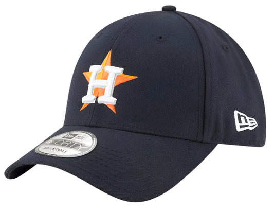 Houston Astros Men s New Era Navy Home The League Alternate 9FORTY Adjustable Hat Official Team Hat Sports Fan Cap Official MLB Team Hat Baseball Fan
