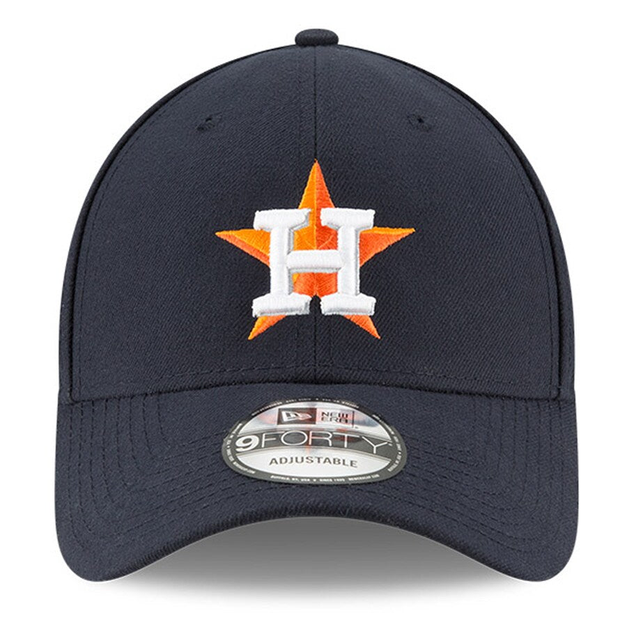 Houston Astros Men s New Era Navy Home The League Alternate 9FORTY Adjustable Hat Official Team Hat Sports Fan Cap Official MLB Team Hat Baseball Fan