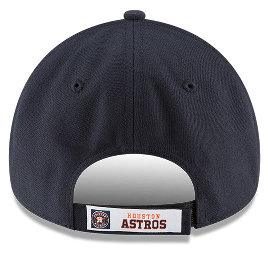 Houston Astros Men s New Era Navy Home The League Alternate 9FORTY Adjustable Hat Official Team Hat Sports Fan Cap Official MLB Team Hat Baseball Fan