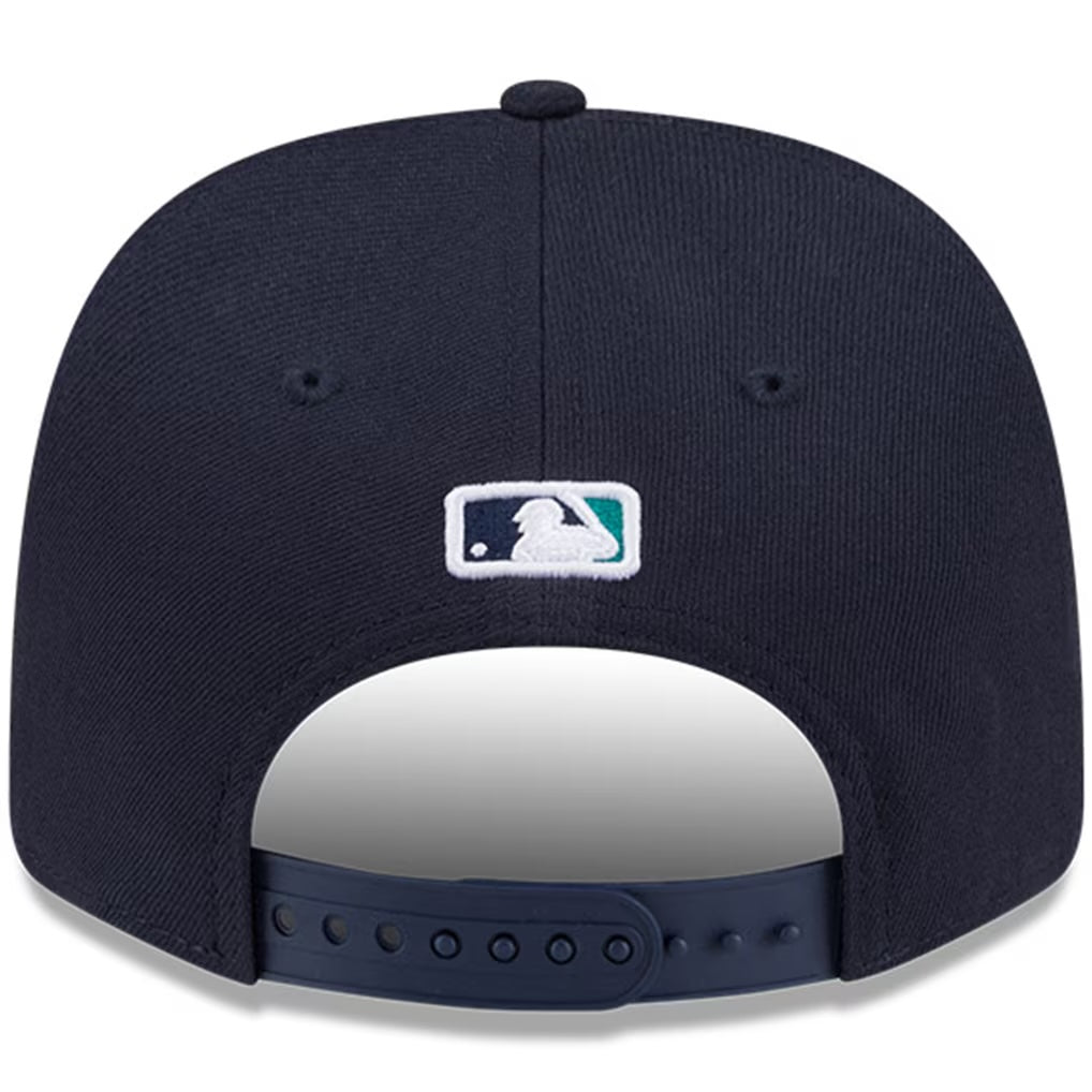 Seattle Mariners New Era Home Navy 9SEVENTY Adjustable Hat-Player Replica Official Team Hat Sports Fan Cap Official MLB Team Hat Baseball Fan Cap