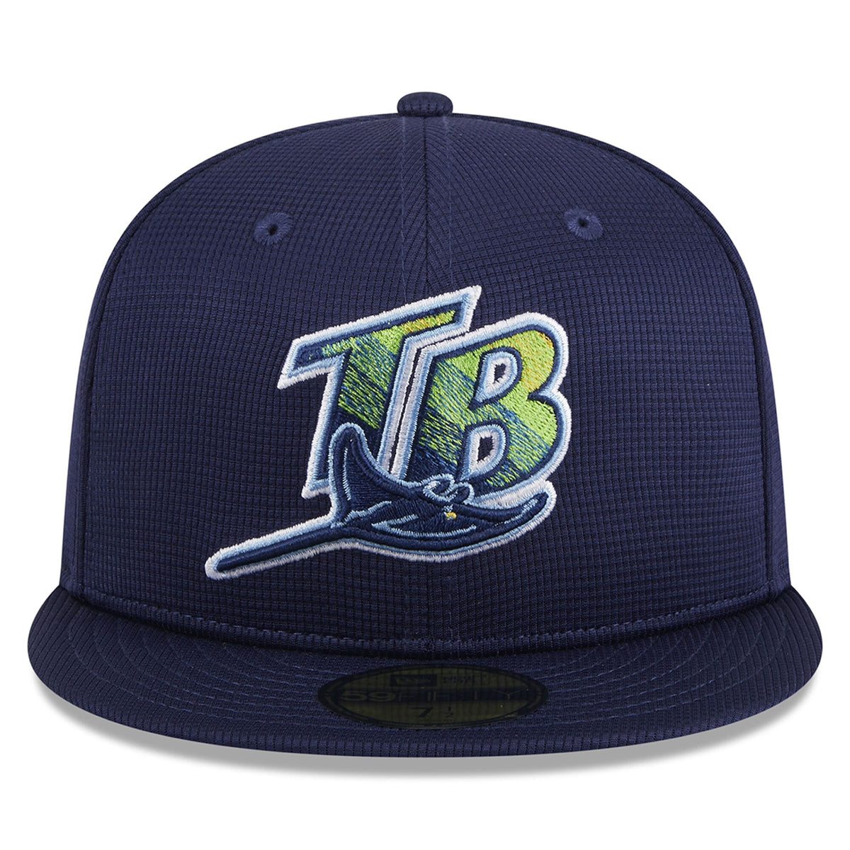 Men s Tampa Bay Rays Navy 2024 Batting Practice 59FIFTY Fitted Hat Official Team Hat Sports Fan Cap Official MLB Team Hat Baseball Fan Cap