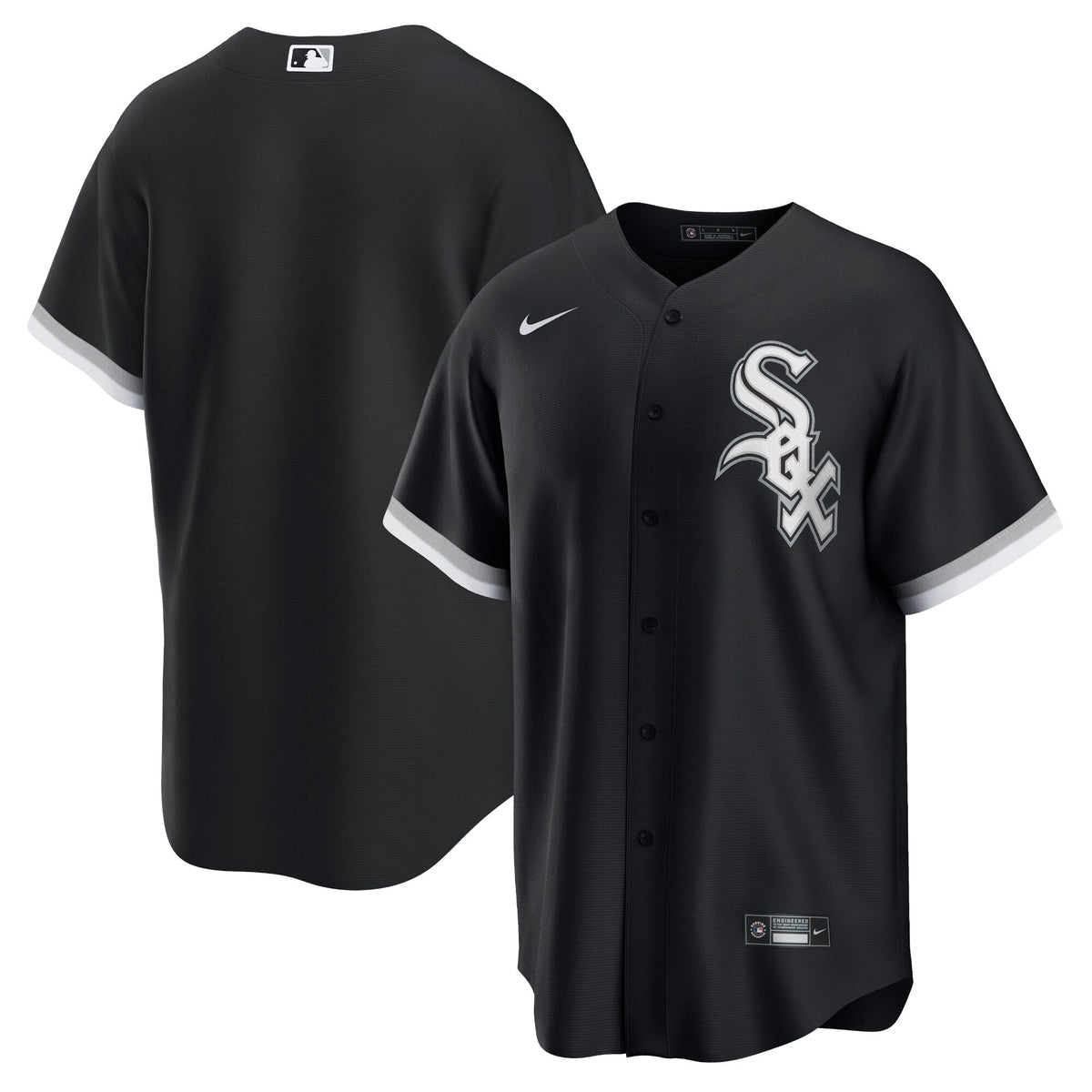 Men s Chicago White Sox Nike Black Alternate Replica Team Jersey Official Team Jersey Sports Fan Apparel Official MLB Team Apparel Baseball Fan Gear