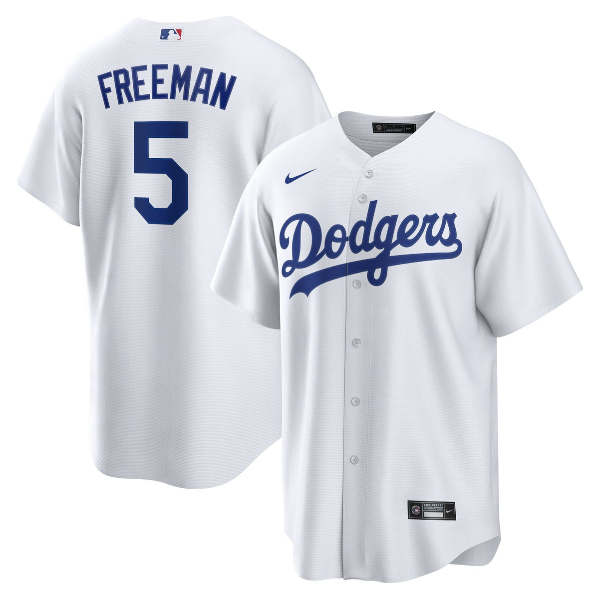 Men s Los Angeles Dodgers Freddie Freeman Nike White Replica Player Jersey Official Team Jersey Sports Fan Apparel Official MLB Team Apparel Baseball