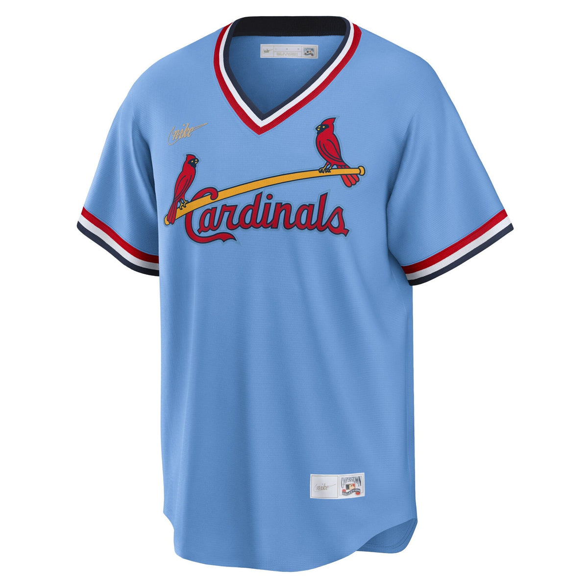 Ozzie Smith St Louis Cardinals Nike Road Cooperstown Collection Player Jersey - Light Blue Official Team Jersey Sports Fan Apparel Official MLB Team A