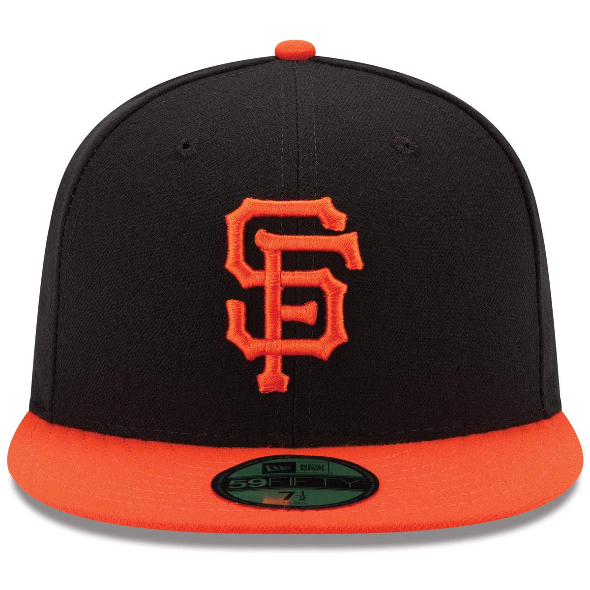 Men s San Francisco Giants New Era Black Orange Alternate Game Authentic Collection On-Field 59FIFTY Fitted Hat Official Team Hat Sports Fan Cap Offic