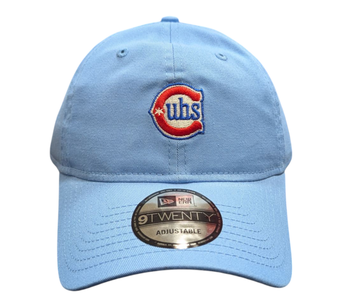 Chicago Cubs New Era Sky Blue Alternate 2 9TWENTY Adjustable Hat Official Team Hat Sports Fan Cap Official MLB Team Hat Baseball Fan Cap