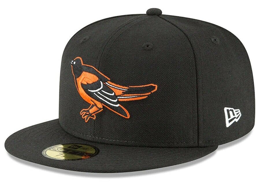 Baltimore Orioles New Era 1989 Cooperstown Collection 59FIFTY Fitted Hat Official Team Hat Sports Fan Cap Official MLB Team Hat Baseball Fan Cap
