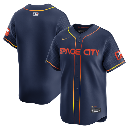 Nike - MLB Vapor Limited Jersey - Houston Astros - City Connect Official Team Jersey Sports Fan Apparel Official MLB Team Apparel Baseball Fan Gear