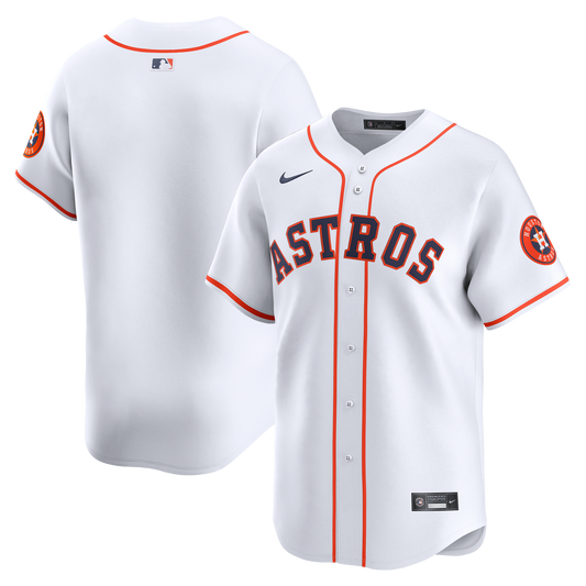 Nike - MLB Vapor Limited Jersey - Houston Astros - Home Official Team Jersey Sports Fan Apparel Official MLB Team Apparel Baseball Fan Gear