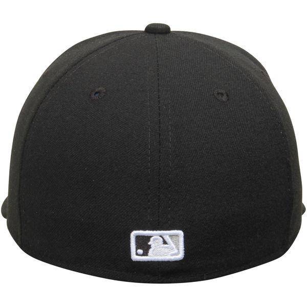 Men s Chicago White Sox New Era Black Game Authentic Collection On-Field 59FIFTY Fitted Hat Official Team Hat Sports Fan Cap Official MLB Team Hat Bas