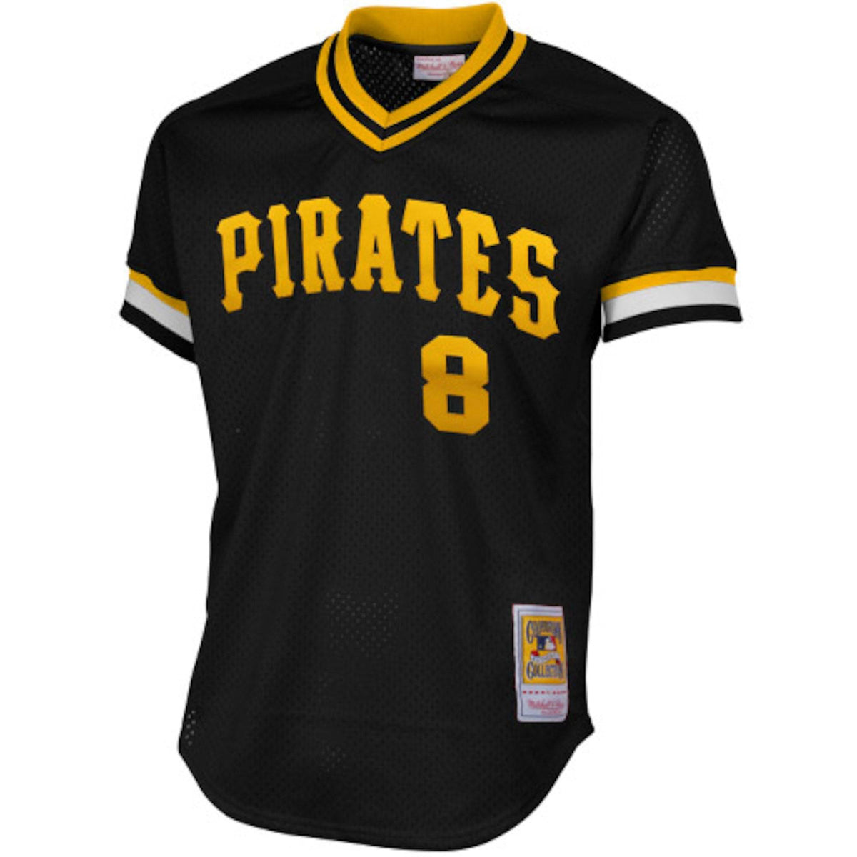 Men s Pittsburgh Pirates Willie Stargell Mitchell And Ness Black 1982 Authentic Cooperstown Collection Mesh Batting Practice Jersey Official Team Jers
