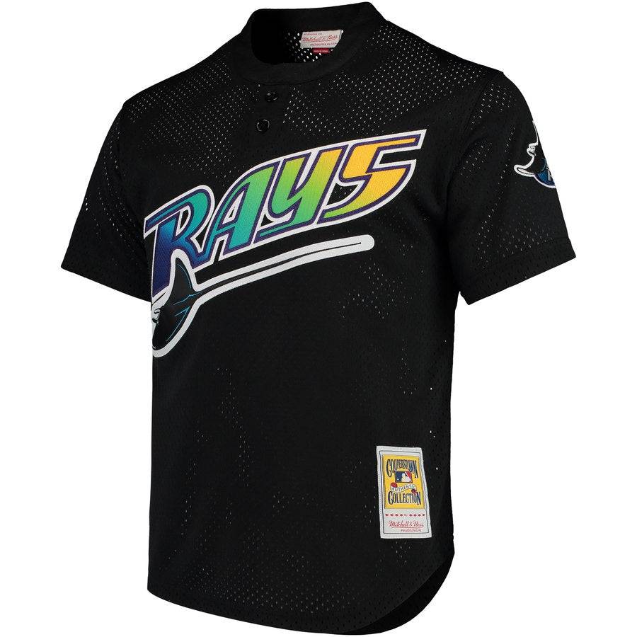 Men s Tampa Bay Devil Rays Wade Boggs Mitchell And Ness Black Cooperstown 1998 Mesh Batting Practice Jersey Official Team Jersey Sports Fan Apparel Of