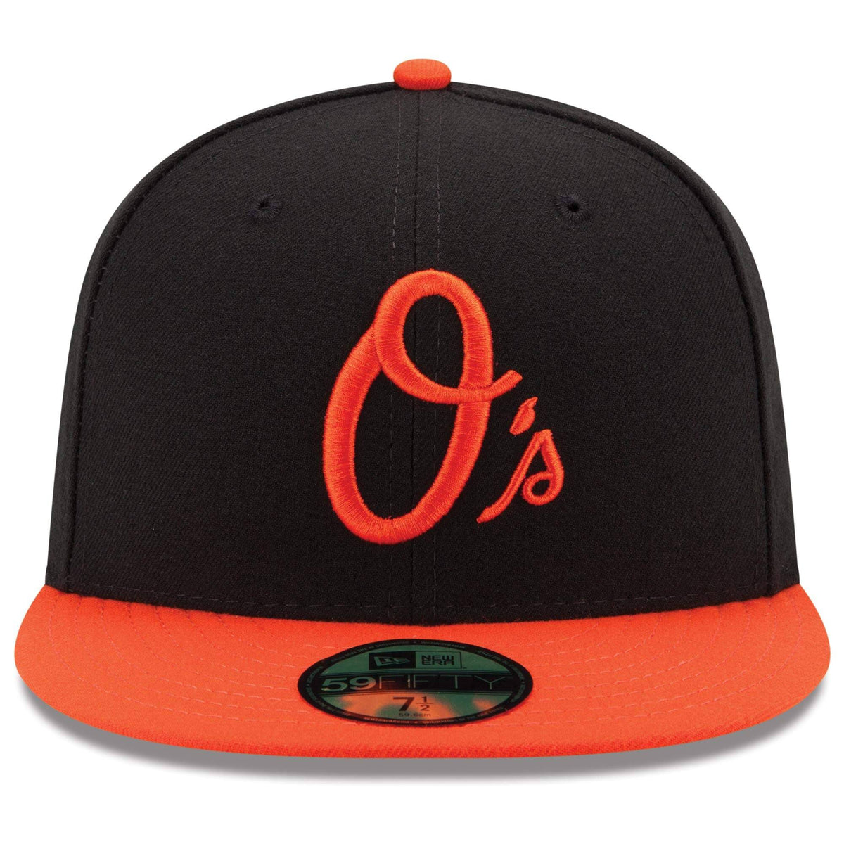 Men s Baltimore Orioles New Era Black Orange Alternate Authentic Collection On Field 59FIFTY Performance Fitted Hat Official Team Hat Sports Fan Cap O