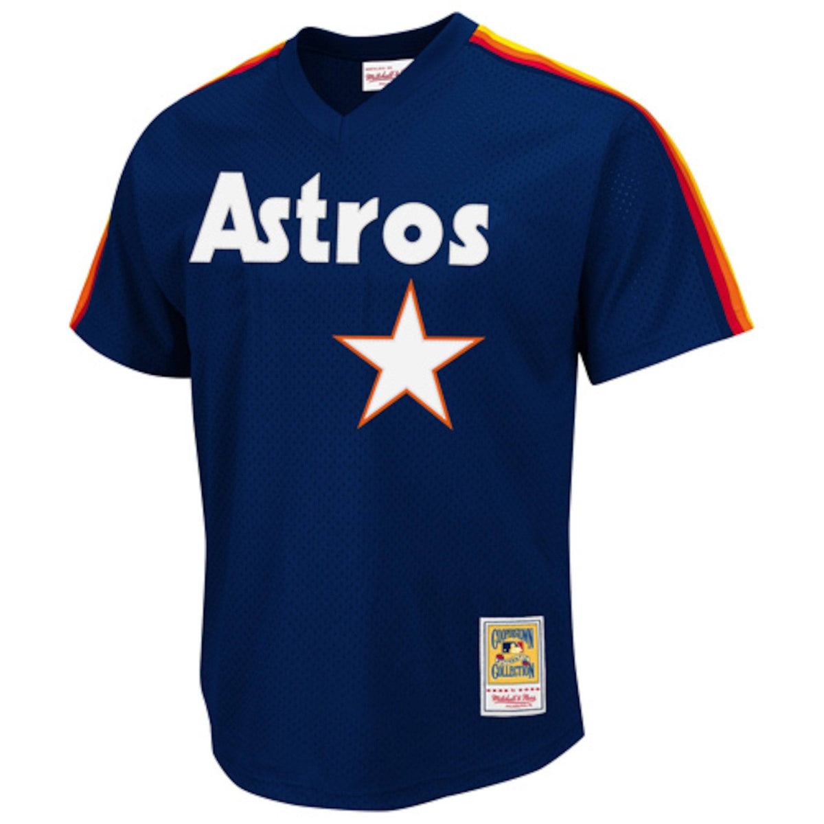 Men s Houston Astros Nolan Ryan Mitchell And Ness Navy 1988 Authentic Cooperstown Collection Mesh Batting Practice Jersey Official Team Jersey Sports