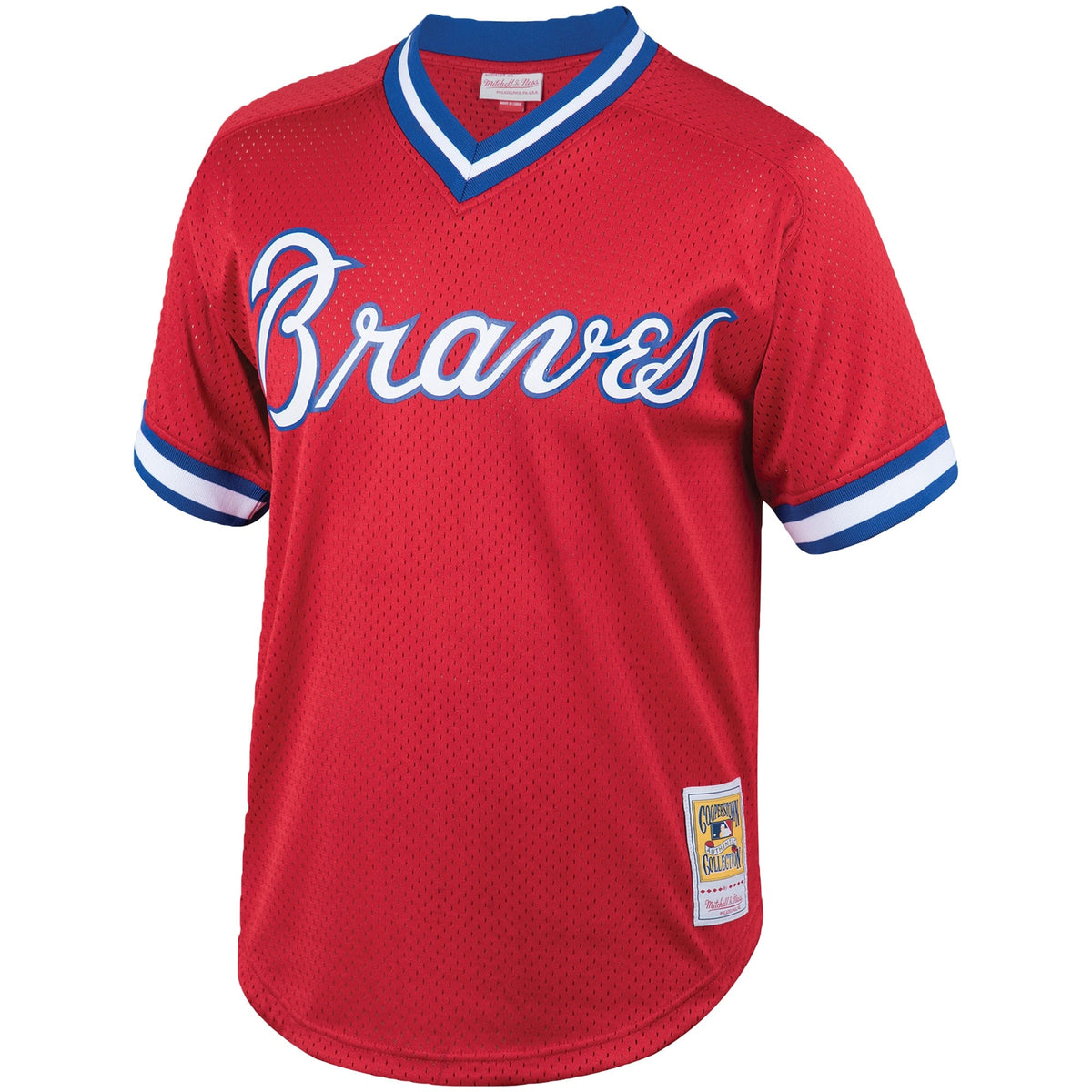 Men s Dale Murphy Atlanta Braves Mitchell And Ness Cooperstown Collection Authentic Batting Practice Jersey - Red Official Team Jersey Sports Fan Appa