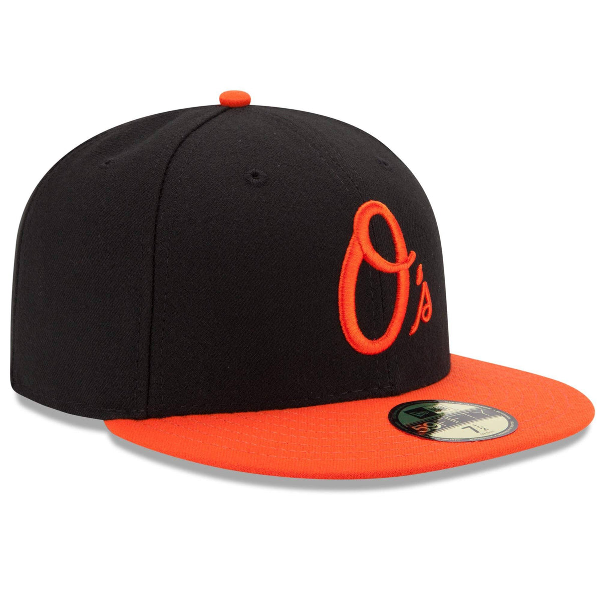 Men s Baltimore Orioles New Era Black Orange Alternate Authentic Collection On Field 59FIFTY Performance Fitted Hat Official Team Hat Sports Fan Cap O