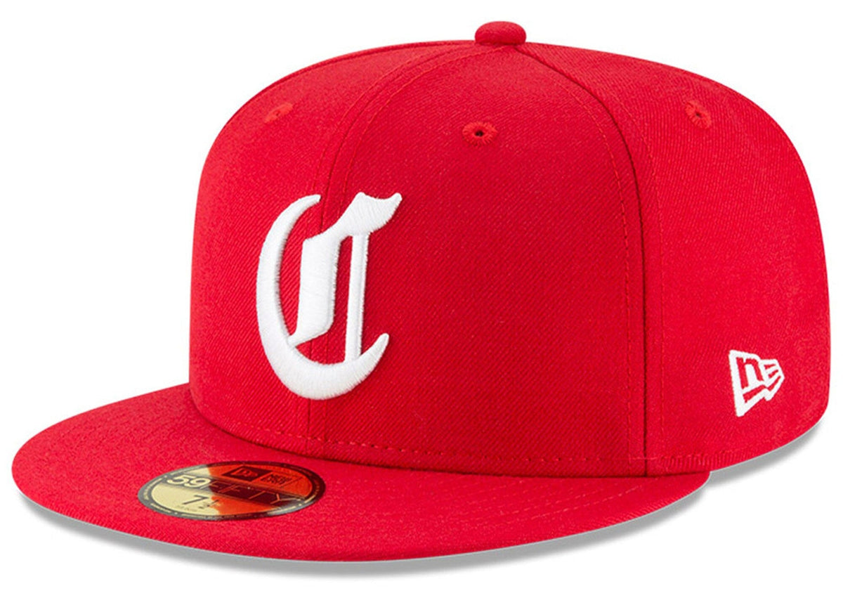 Men s Cincinnati Reds New Era Red Cooperstown Collection 1869 59FIFTY Fitted Hat Official Team Hat Sports Fan Cap Official MLB Team Hat Baseball Fan C