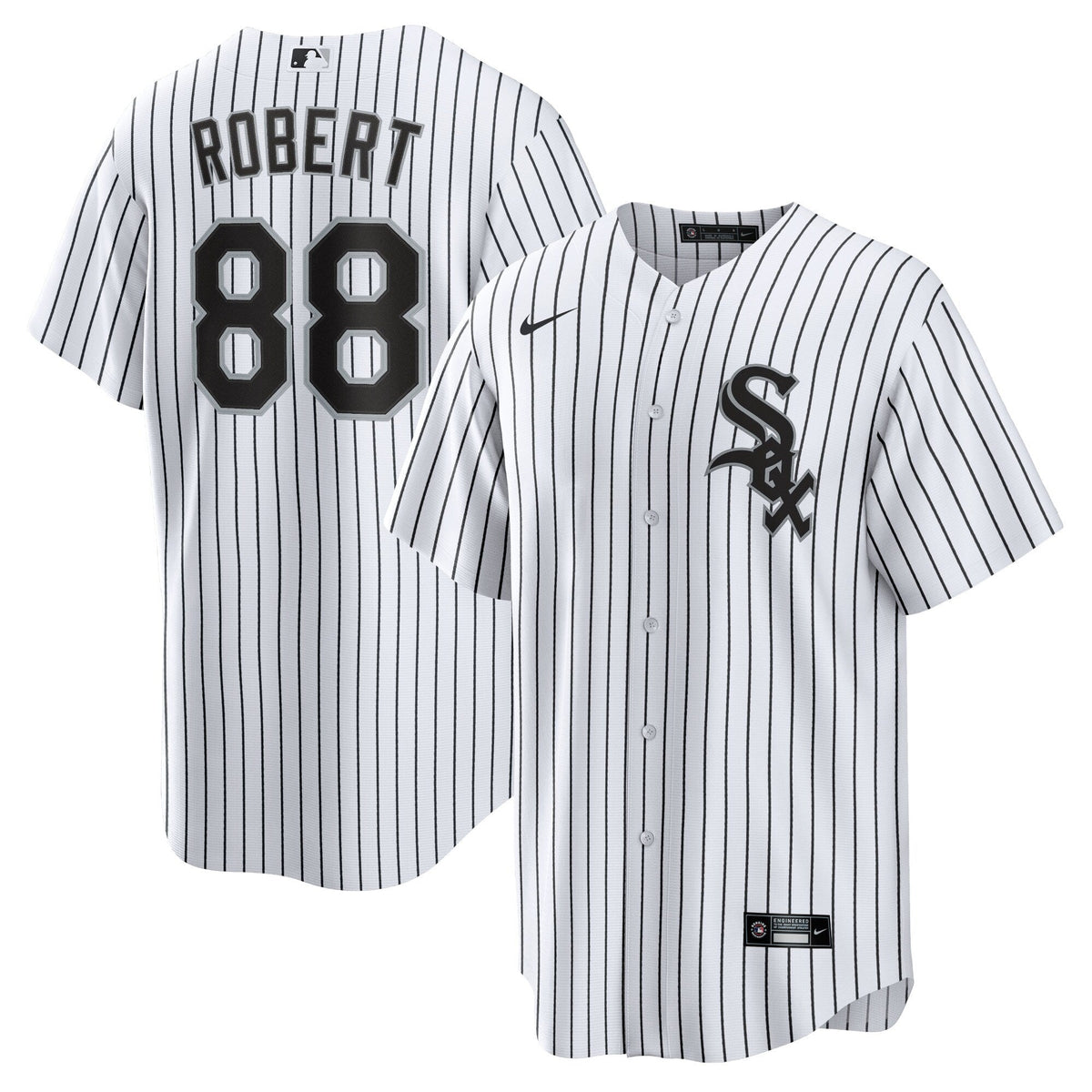 Men s Chicago White Sox Luis Robert Nike White Replica Player Name Jersey Official Team Jersey Sports Fan Apparel Official MLB Team Apparel Baseball F
