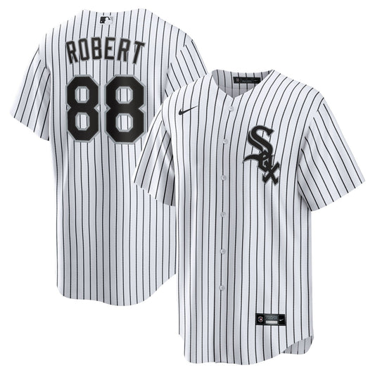 Men s Chicago White Sox Luis Robert Nike White Replica Player Name Jersey Official Team Jersey Sports Fan Apparel Official MLB Team Apparel Baseball F