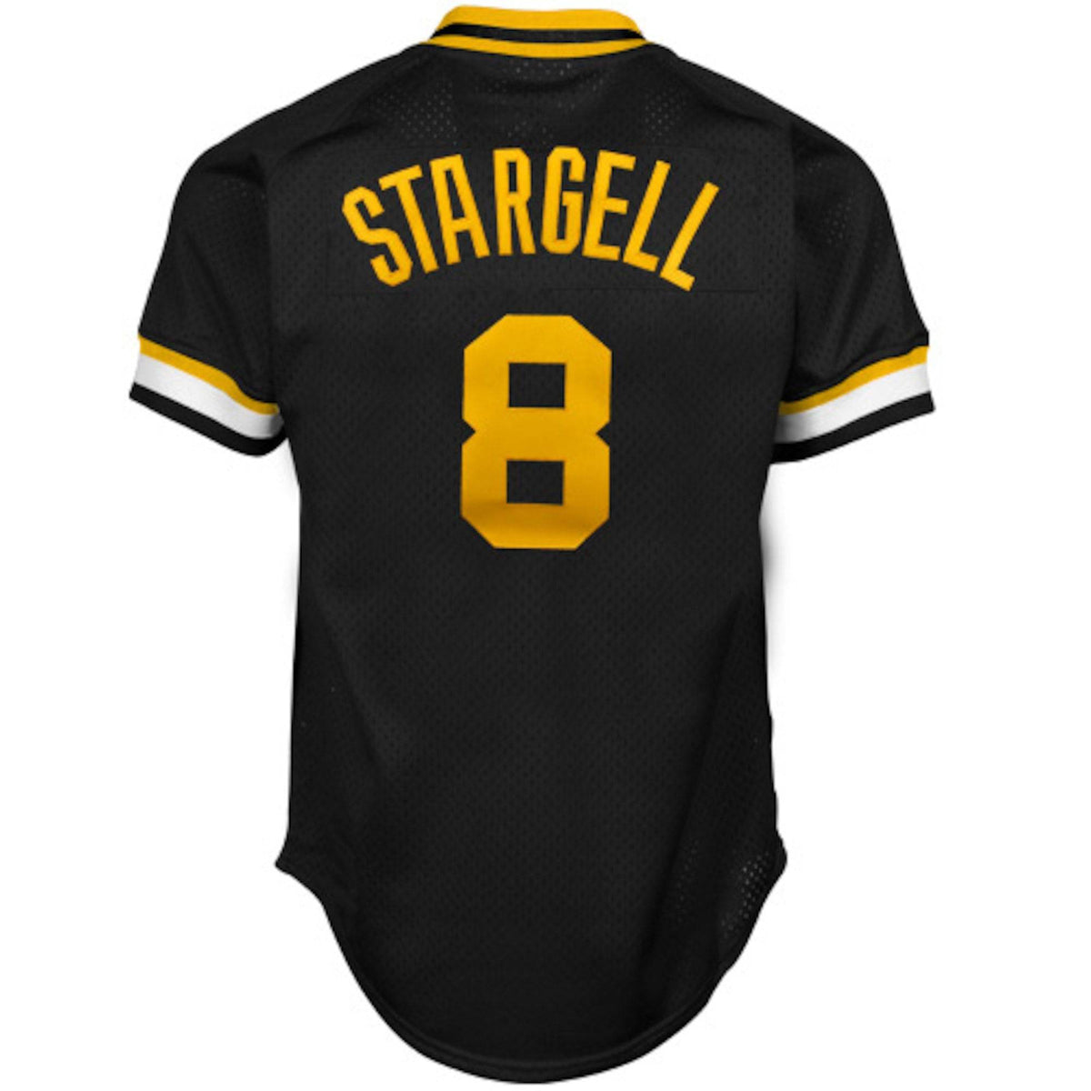 Men s Pittsburgh Pirates Willie Stargell Mitchell And Ness Black 1982 Authentic Cooperstown Collection Mesh Batting Practice Jersey Official Team Jers