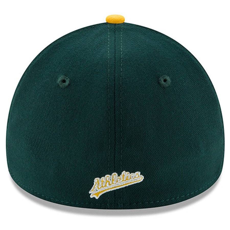 Men s Oakland Athletics New Era Green Yellow MLB Team Classic 39THIRTY Flex Hat Official Team Hat Sports Fan Cap Official MLB Team Hat Baseball Fan Ca