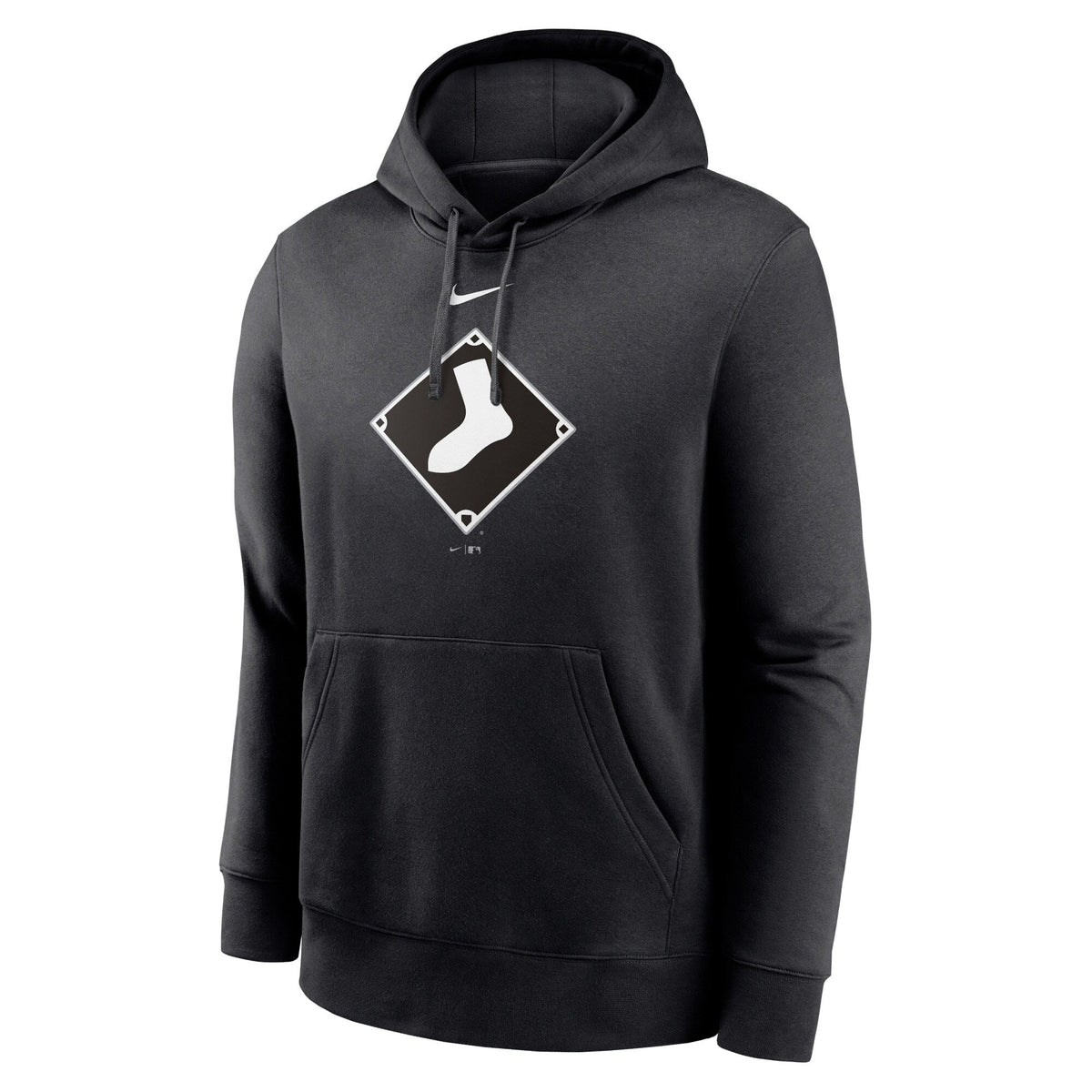 Chicago White Sox Nike Alternate Logo Club Pullover Hoodie Black Official MLB Team Apparel Baseball Fan Gear