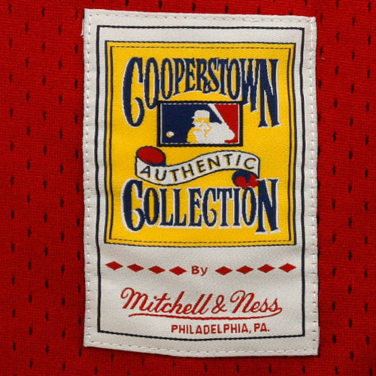 Men s Cincinnati Reds Johnny Bench Mitchell And Ness Red 1983 Authentic Cooperstown Collection Mesh Batting Practice Jersey Official Team Jersey Sport