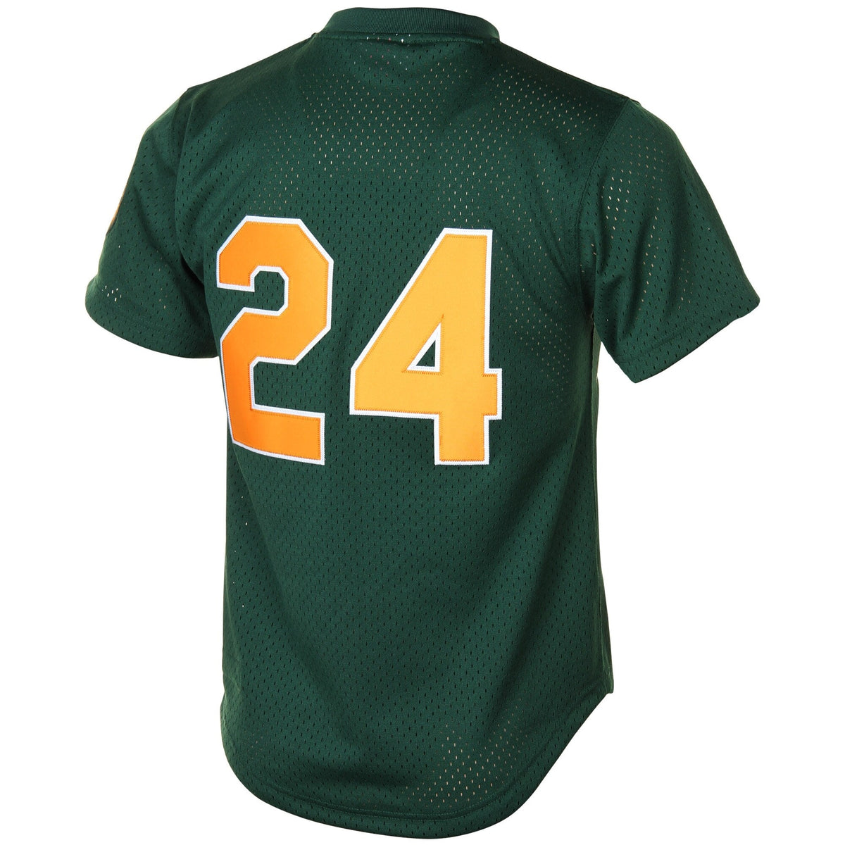 Men s Oakland Athletics Rickey Henderson 1998 Mitchell And Ness Green Cooperstown 1987 Mesh Batting Practice Jersey Official Team Jersey Sports Fan Ap