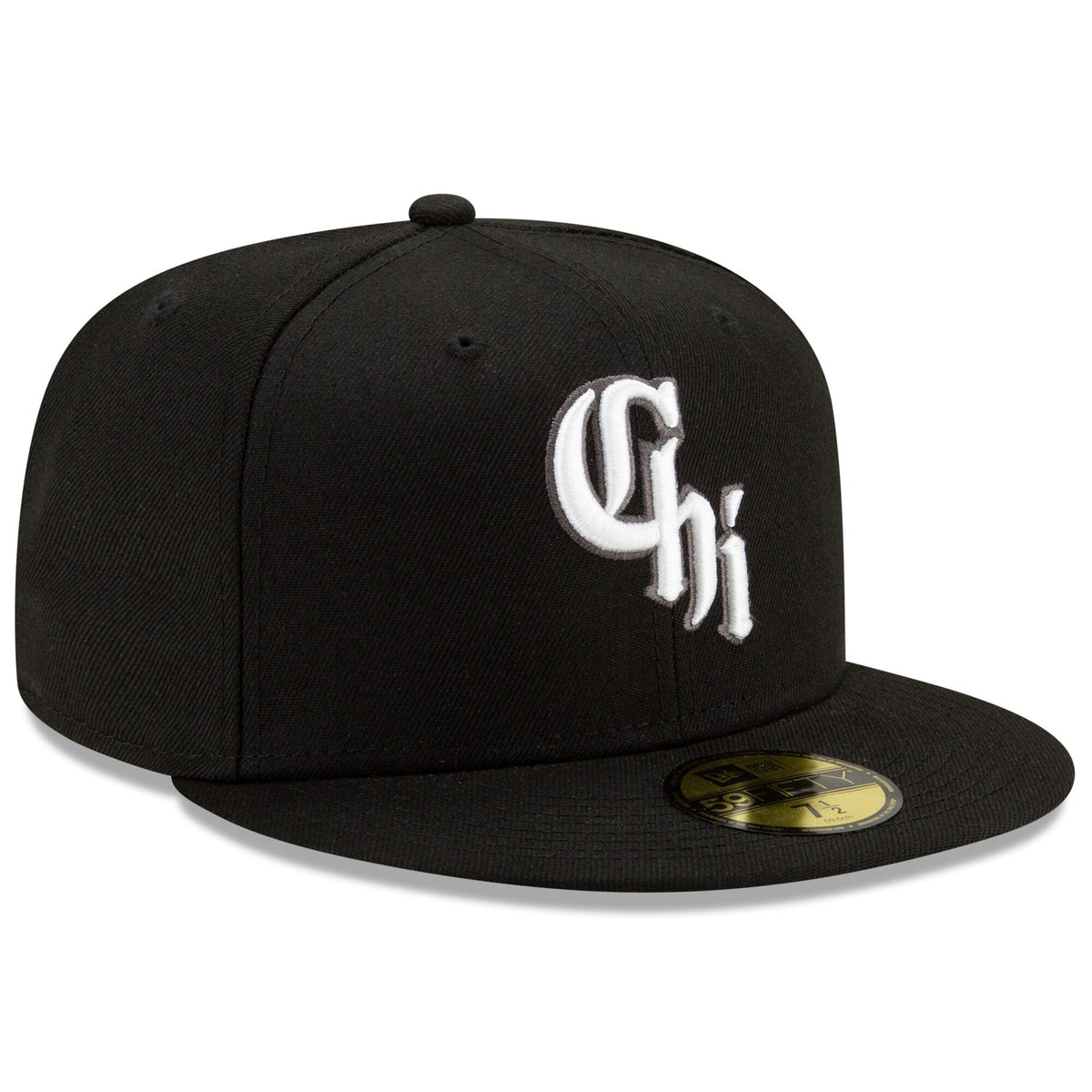 Chicago White Sox New Era Black City Connect On Field 59FIFTY Fitted Hat Official Team Hat Sports Fan Cap Official MLB Team Hat Baseball Fan Cap